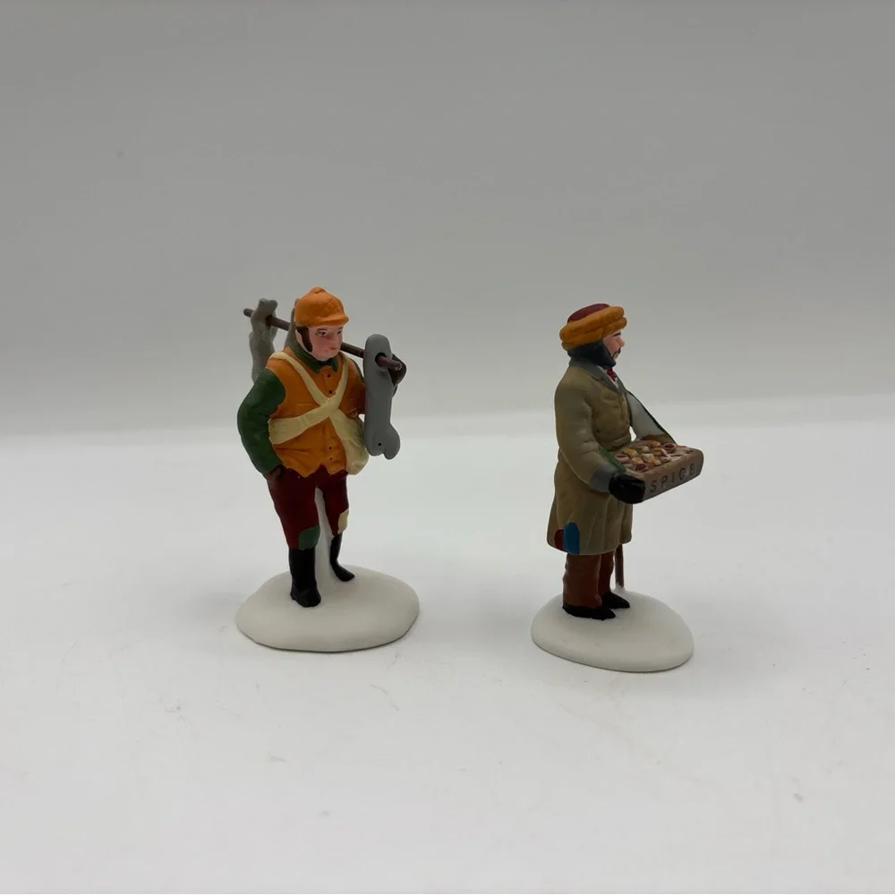 Department 56‎ 1992 Vintage HVC Village Street Peddlers Set of 2 5804-1 Retired